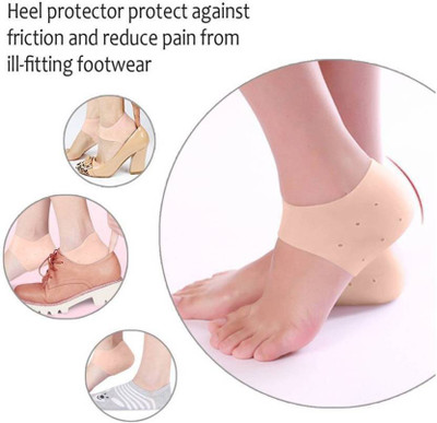 Mantr Enterprise Heel Anti-Crack Set Heel Support Heel Support(Beige)