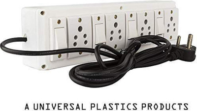 KESHAV SB-02 4  Socket Extension Boards(White, 3.5 m)