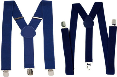 RR Design Y- Back Suspenders for Men(Grey, Blue)