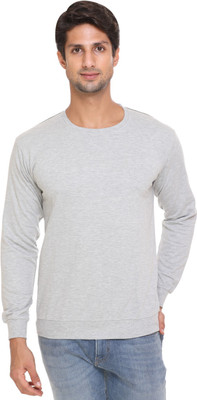 SHAUN Full Sleeve Solid Men Sweatshirt