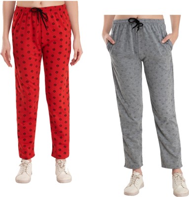 IndiWeaves Printed Women Multicolor Track Pants