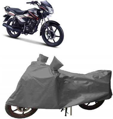 THE REAL ARV Waterproof Two Wheeler Cover for TVS(Phoenix, Grey)