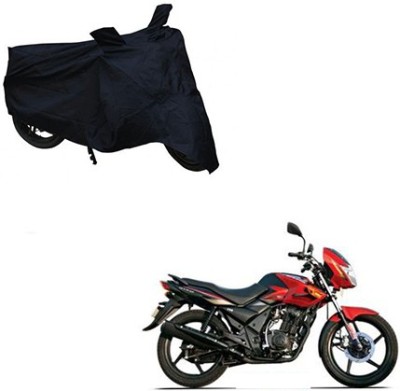 Gavya Waterproof Two Wheeler Cover for TVS(Flame DS 125, Black)