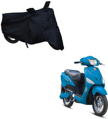 THE REAL ARV Two Wheeler Cover for Hero(Electric, Black)