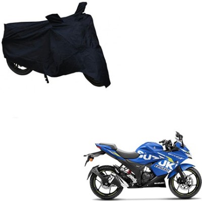 Flipkart SmartBuy Waterproof Two Wheeler Cover for Suzuki(Gixxer SF, Black)