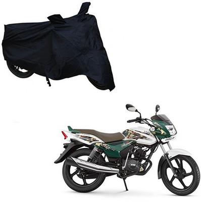 THE REAL ARV Two Wheeler Cover for TVS(Star, Black)