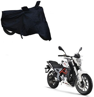 THE REAL ARV Two Wheeler Cover for DSK Benelli(TNT 25, Black)