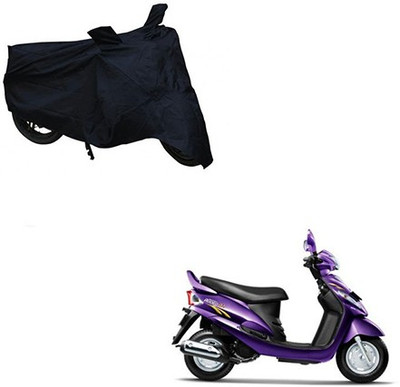 THE REAL ARV Two Wheeler Cover for Mahindra(Rodeo RZ, Black)