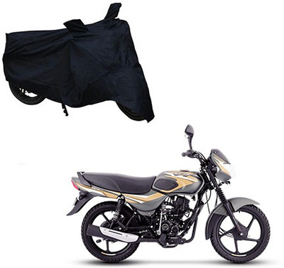 THE REAL ARV Two Wheeler Cover for Bajaj(CT100, Black)