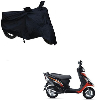 Gavya Waterproof Two Wheeler Cover for TVS(Streek, Silver)