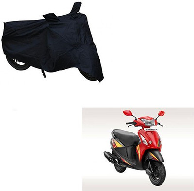 THE REAL ARV Two Wheeler Cover for Hero(Pleasure, Black)