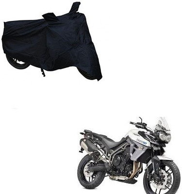 THE REAL ARV Two Wheeler Cover for Triumph(Tiger 800 XR, Black)