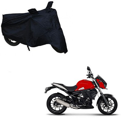 THE REAL ARV Two Wheeler Cover for Mahindra(Mojo, Black)