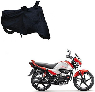 APNEK Two Wheeler Cover for Hero(Splendor I Smart, Black)