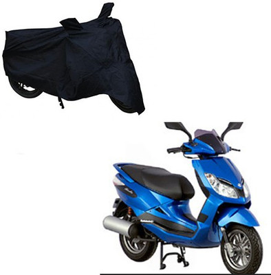 THE REAL ARV Two Wheeler Cover for Bajaj(Sunny, Black)