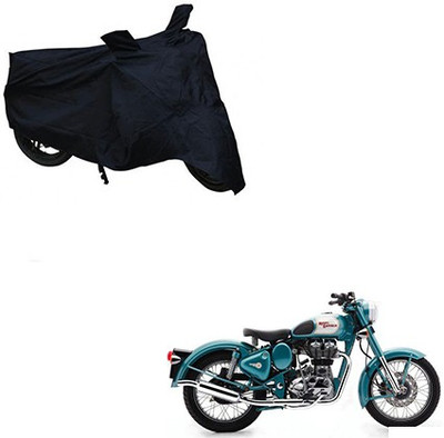 THE REAL ARV Two Wheeler Cover for Royal Enfield(500, Black)