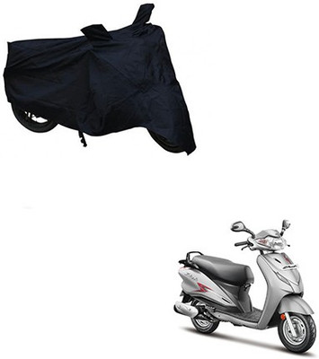 THE REAL ARV Two Wheeler Cover for Hero(Moto Corp Duet, Black)