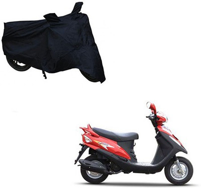 THE REAL ARV Two Wheeler Cover for Mahindra(Flyte, Black)