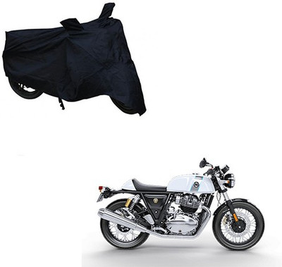 THE REAL ARV Two Wheeler Cover for Royal Enfield(Continental GT, Black)