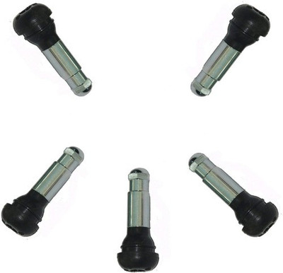 DELUX AUTOMOTIVE Brass Tyre Valve Cap for Car(Round)
