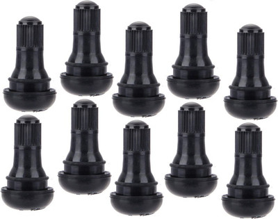 DELUX AUTOMOTIVE Brass Tyre Valve Cap for Bike(Round)