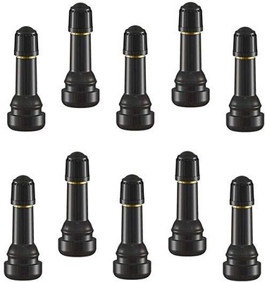 DELUX AUTOMOTIVE Brass Tyre Valve Cap for Car(Round)