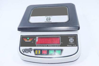Skeisy zino02 Double Display Digital Kitchen 30Kg Weighing Scale With 4V Rechargeable Batteries black red Weighing Scale(Black, White)