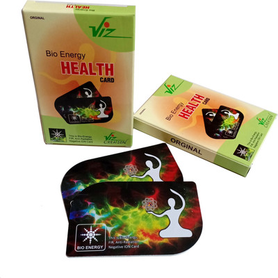 Viz Creation VIZ CREATION Orignal Anti Radiation Bio Energy Nano Health black Card - 4 pc Anti-Radiation Card(Generic)