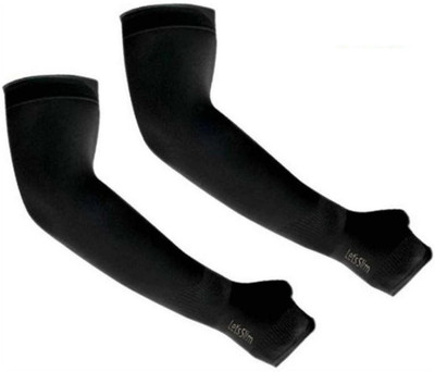 Bizarro.in Cotton, Nylon Arm Sleeve For Boys & Girls(Free, Black)