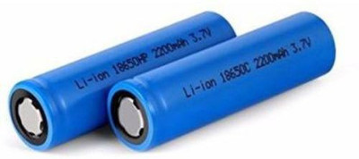 Brezleen 18650  3.7 V 2200 mAh Rechargeable Lithium-Ion  - Pack of 2  Battery(Pack of 2)
