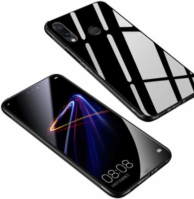 GoPerfect Back Cover for Xiaomi Redmi Note 7S | Tempered Glass Back Cover(Black, Shock Proof, Pack of: 1)