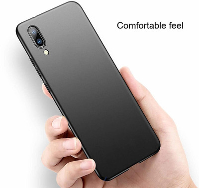 Celltown Bumper Case for Samsung Galaxy M30 Plain Back Cover(Black)
