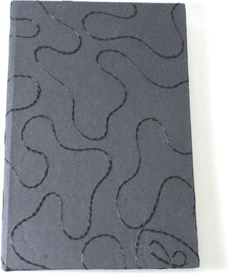 Camlon Exports recycled handmade A4 Diary Unruled 96 Pages(Black)