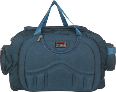 FEDRA (Expandable) Waterproof Polyester Lightweight 60 L Luggage Travel Duffel Bag with 2 Wheels Duffel With Wheels (Strolley)
