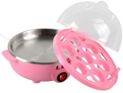 DN BROTHERS Stainless Steel Egg Cooker, Egg Boiler, Egg Poacher Electric, Egg Steamer 170 Egg Boiler/Egg Poacher/7 Egg Cooker/Electric Egg Boiler/Egg Steamer 178 Egg Cooker(Pink, 7 Eggs)