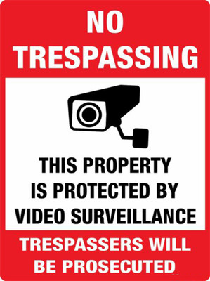 Imagine Printing Solutions NO TRESPASSING Emergency Sign(Reflective Sign)