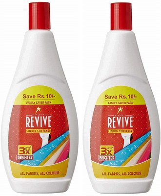 Revive Liquid Stiffener (Pack of 2) Fabric Stiffener(800 ml)