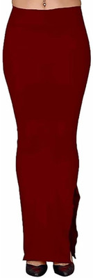 PKYC AM-DarkMaroonSW Lycra Blend Petticoat(Free)