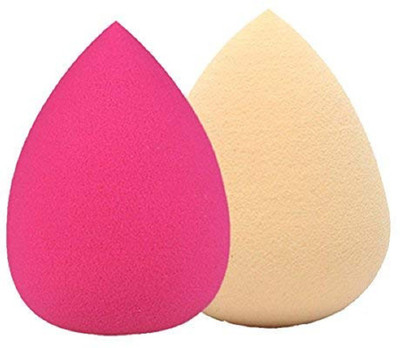 Sweetpea BIG SIZE DROP SHAPE Set of 2 Makeup Beauty Foundation Cream Powder Liquid Blender Spong Puff