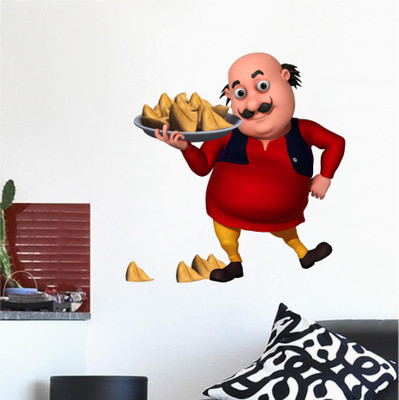 Decals Creation 35 cm Motu Wall Sticker Self Adhesive Sticker(Pack of 1)
