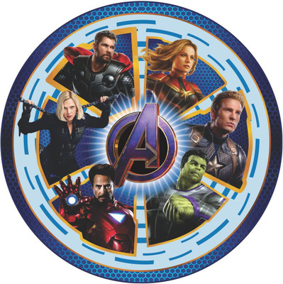 DivineDesigns 61 cm Avengers Heroes Self Adhesive Sticker(Pack of 1)