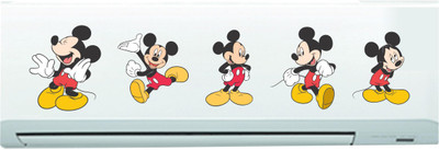 DivineDesigns 23 cm Cartoon Character AC Sticker Self Adhesive Sticker(Pack of 1)