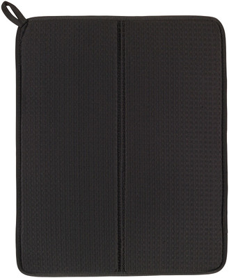 IKEA Rectangular Pack of 1 Table Placemat(Black, Polyester)