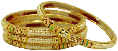 Fashionwu Alloy Bangle Set(Pack of 4)