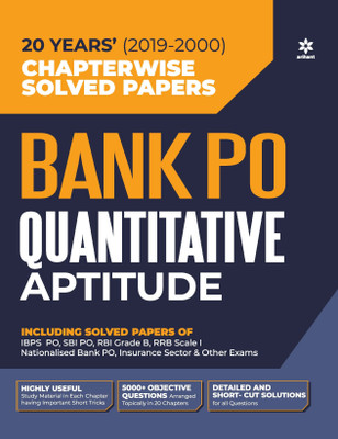Bank Po Solved Papers Quantitave Aptitude 2020(English, Paperback, unknown)