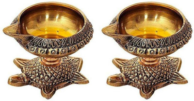 ADIYOGI Brass Table Diya(Height: 2 inch)