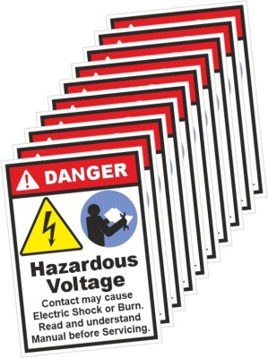 rangvishwa Read and Understand Manual Sticker Emergency Sign