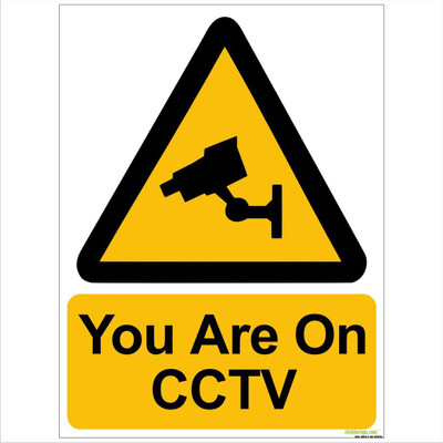 Imagine Printing Solutions You Area On CCTV Emergency Sign(Reflective Sign)
