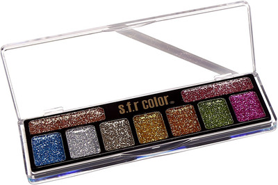 J & H 9 Color Amezing Glitter Eyeshadow Palette - 01 11.26 g(MultiColor)