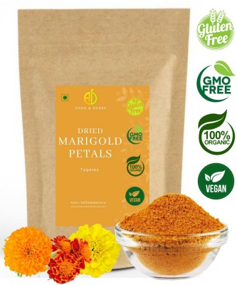 A D FOOD & HERBS ORGANIC DRIED MARIGOLD / GENDA FLOWER PETALS POWDER(50 g)